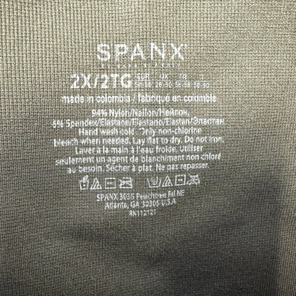 Spanx Leggings Look At Me Now Womens Plus Size 2X Camouflage Camo Green New NWT - Picture 7 of 7